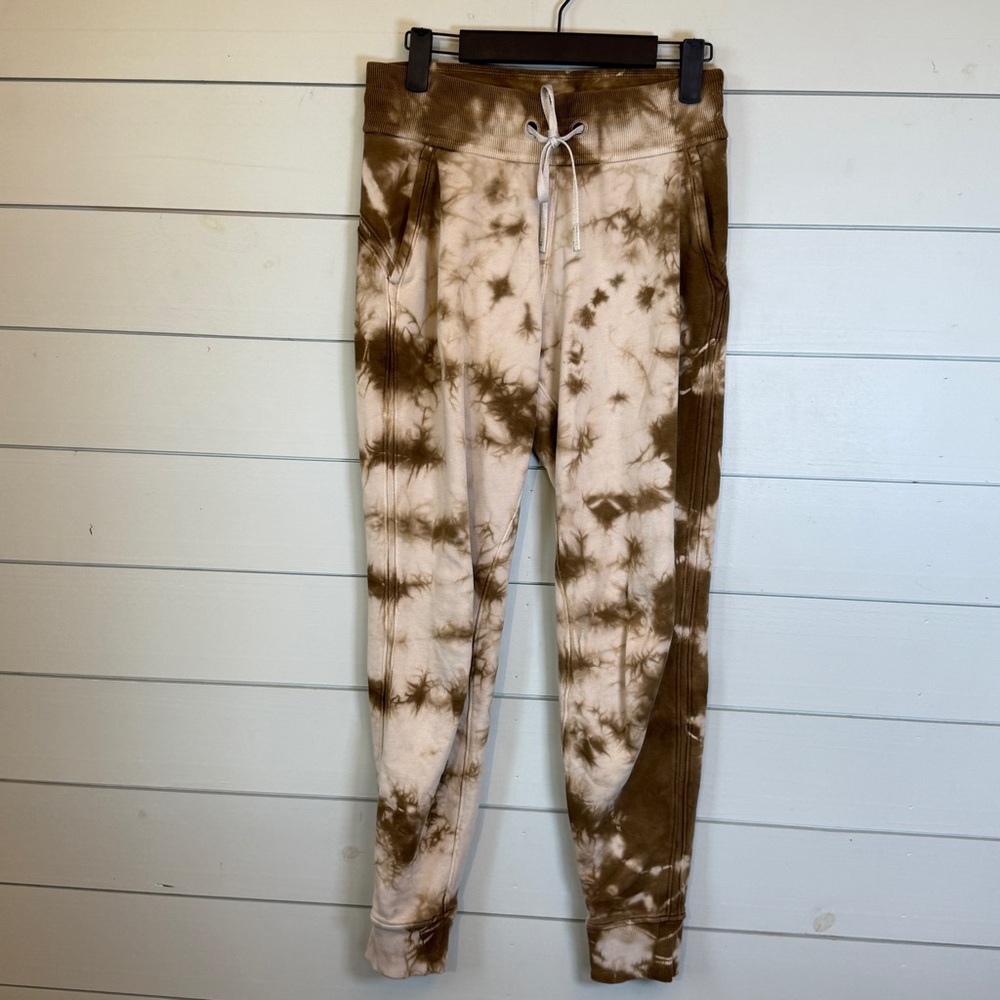 Lululemon‎ warm down joggers Earth Dye sand brown women's size 4